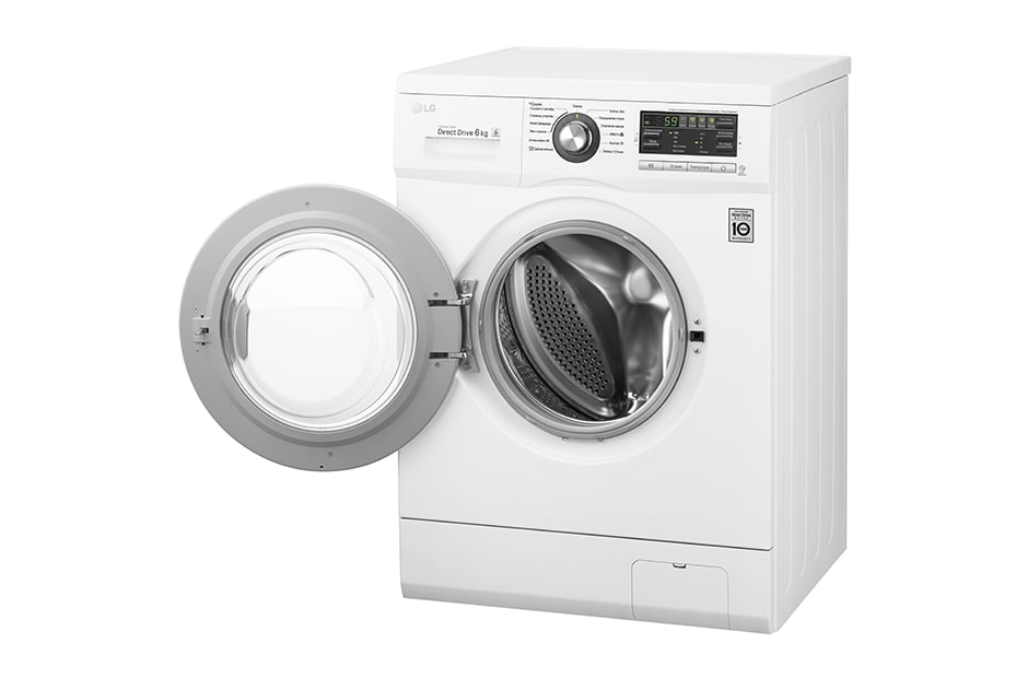 LG Узкая стиральная машина c прямым приводом и функцией сушки, 6/3кг, F1296CD3, thumbnail 9